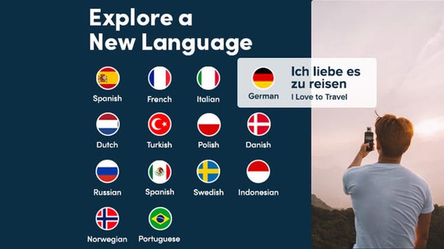 Master Up to 14 Languages With a Lifetime Babbel Membership for Just 9 Today (Save 0)
                        Babbel lets you can practice Spanish, Italian, German and more anywhere you go, all at your own pace.