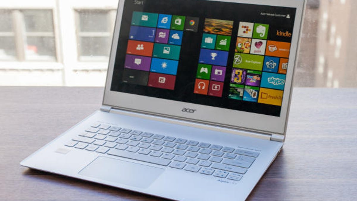 Acer's Windows 8-based Aspire S7.