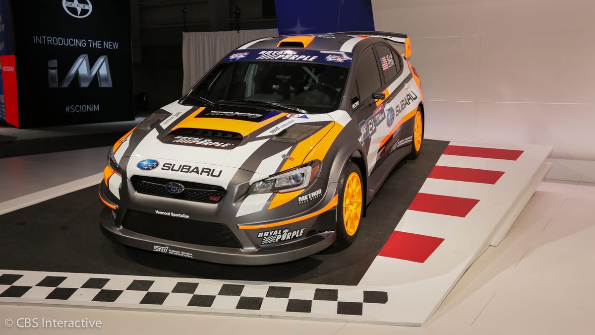 2015 Subaru WRX STI rallycross car