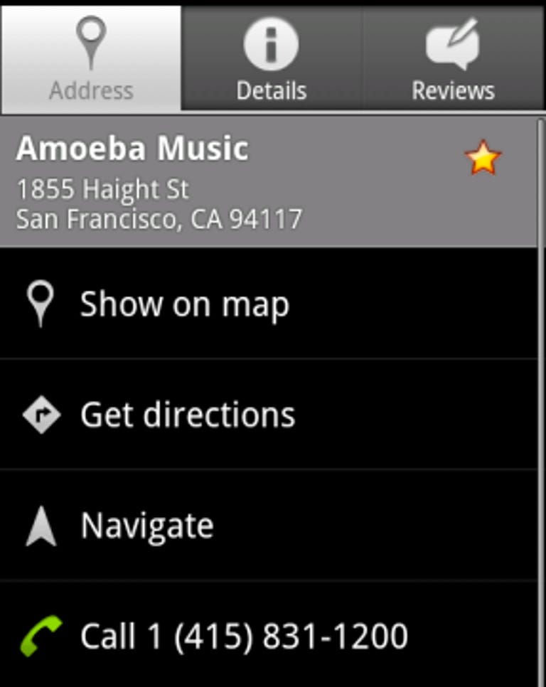 Google Maps for Android get starring