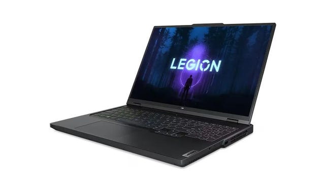 Legion Pro 5i Gen 8 budget gaming laptop on a white background