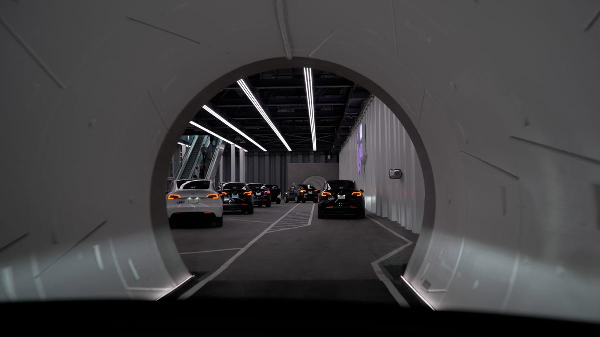 Boring Company Vegas Loop tunnel