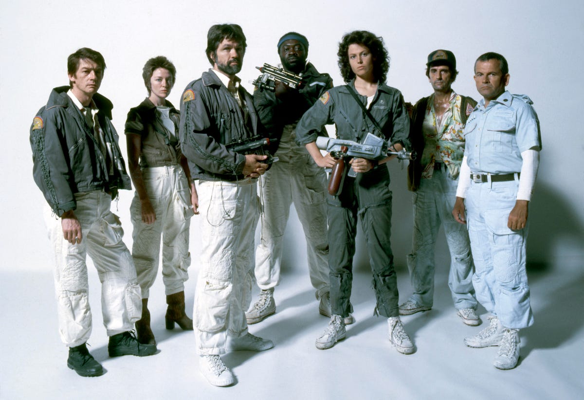 Cast members of the 1979 movie Alien