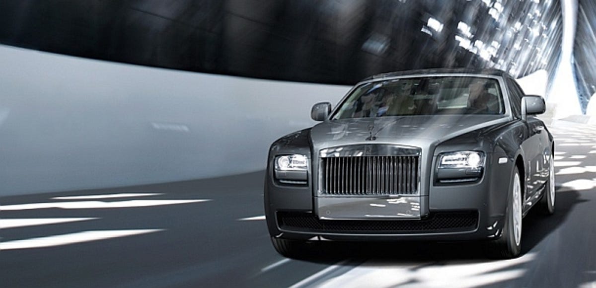 Rolls-Royce Ghost, excess in motion