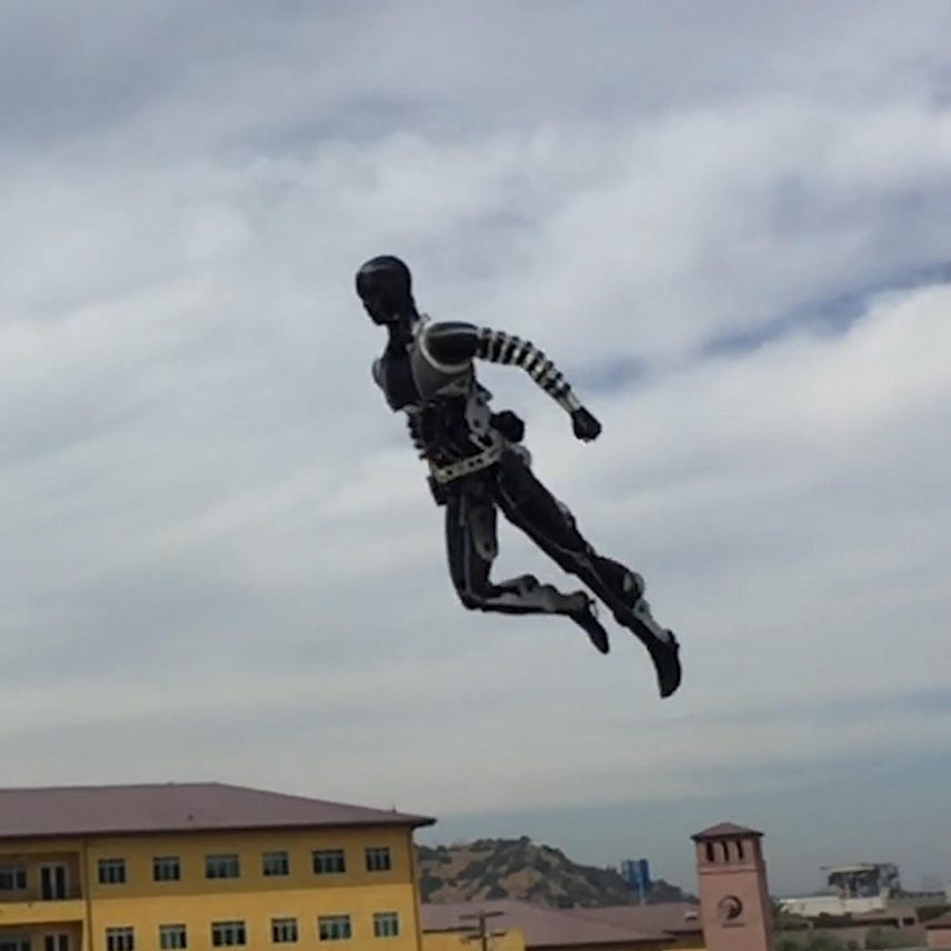 Watch Disney's acrobatic robots