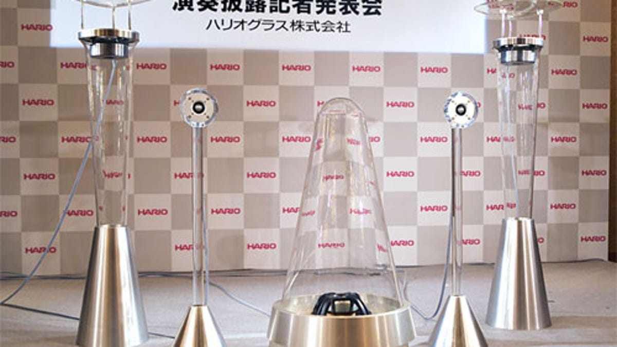 Hario glass speakers