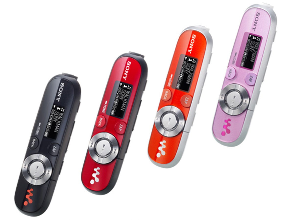 Photo of the Sony B-Series Walkman MP3 player.