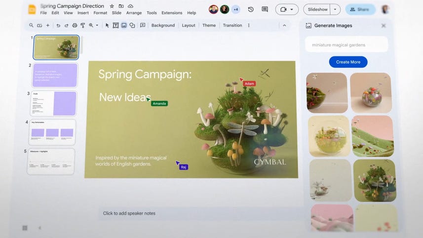 Watch Google Demo Generative AI Tech for Workspace Apps