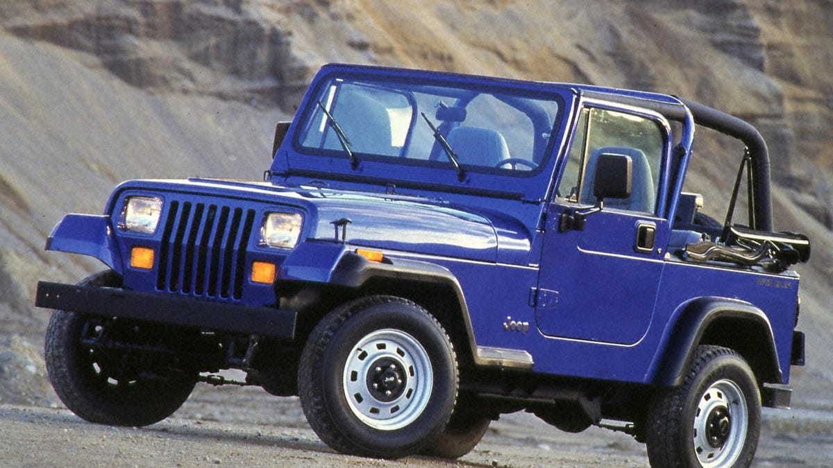 The Jeep Wrangler replaces the CJ in 1987 - CNET