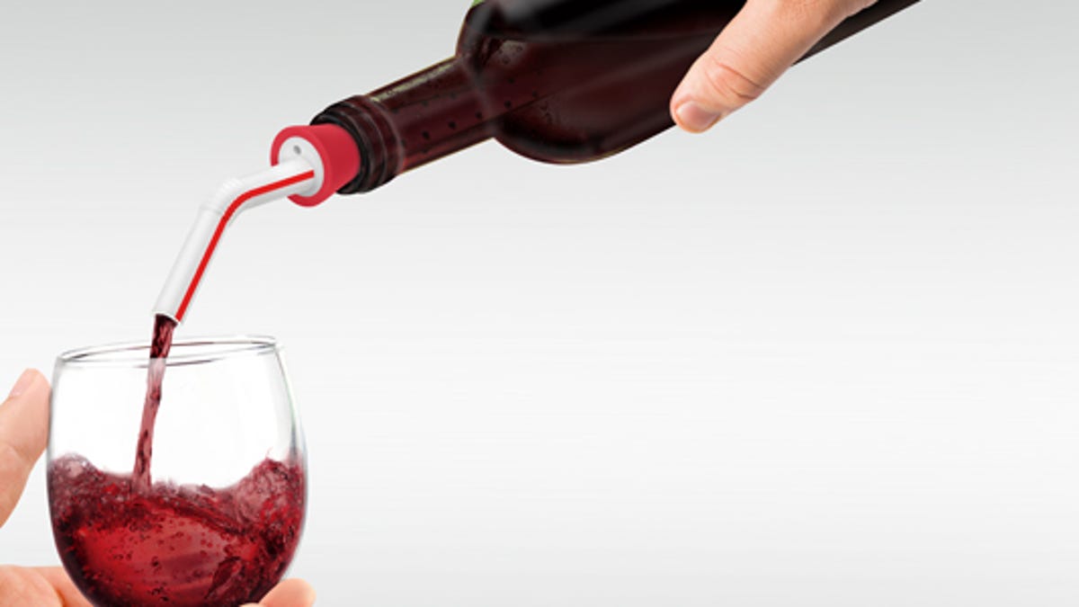 The Fred & Friends Bendy Wine Aerator is the perfect wine accessory for any occasion.