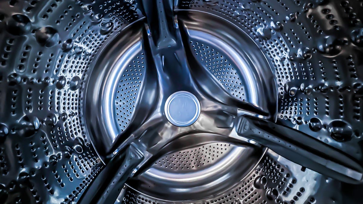 the inside of a washing machine