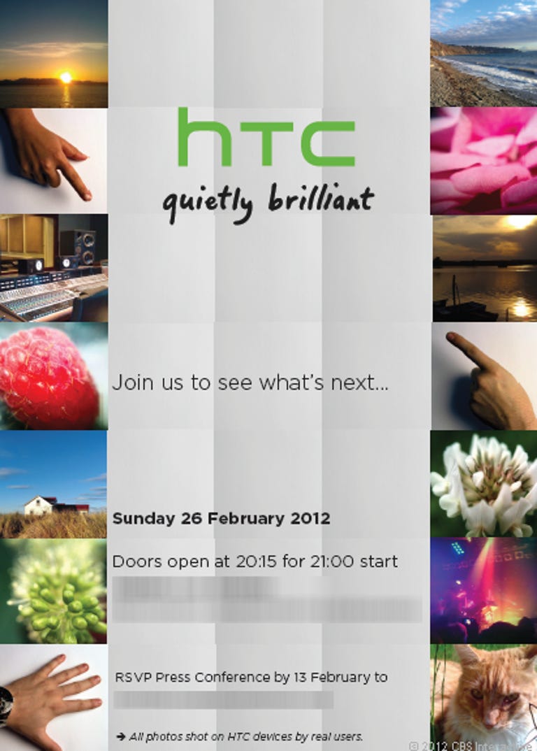 HTC's MWC press invite