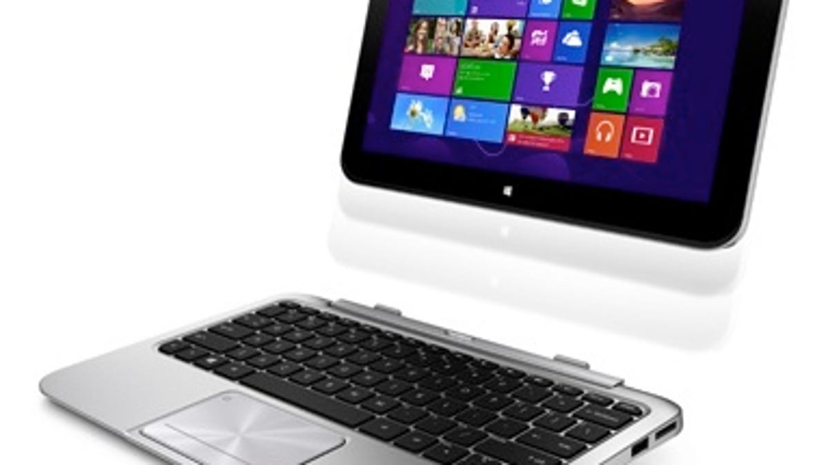 Hewlett-Packard's Envy x2 'convertible' laptop uses Intel's new dual-core Clover Trail chip.