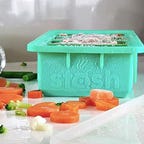 freezer trays with vegetables