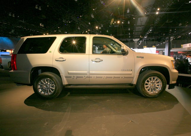 The Tahoe Hybrid is the biggest car to have won the award.