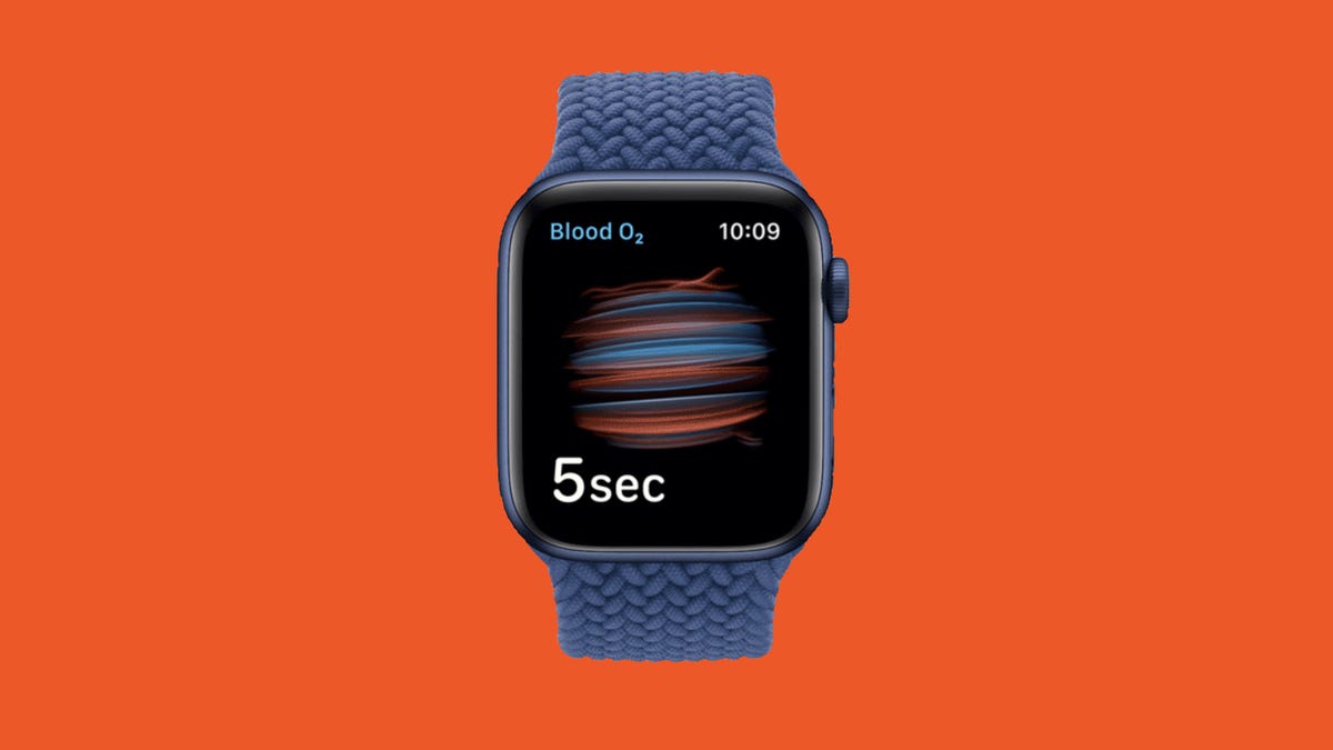 Apple Watch blood oxygen measurement