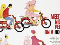 <p>The Honda Super Cub was introduced in 1956 and went on to be the best-selling vehicle ever, based in part at least on this amazing ad campaign.</p>