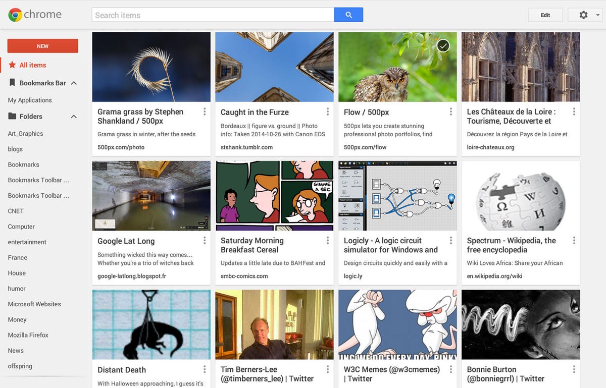Google's Bookmark Manager brings some graphics and search pizzazz to this dusty part of Web browsers.