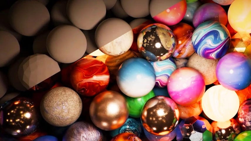 Nvidia highlights real-time graphics rendering with marbles demo