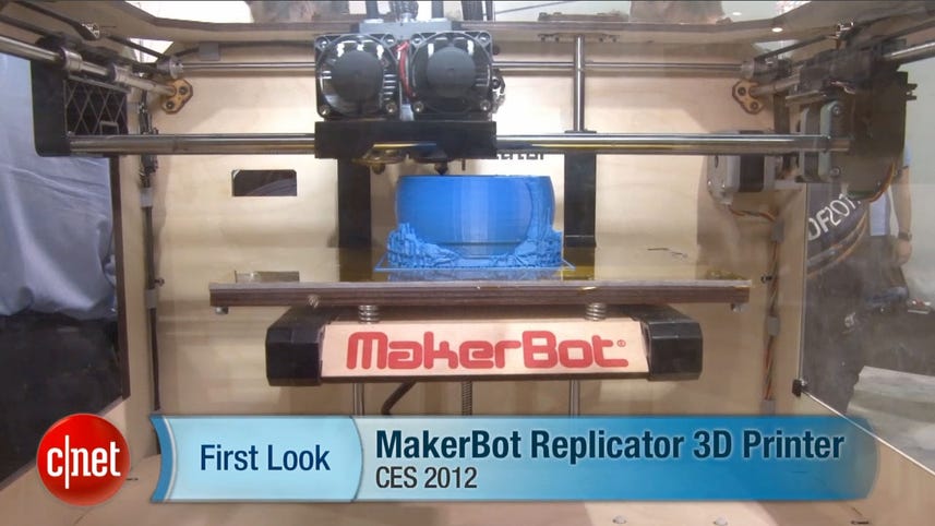 MakerBot Replicator video shows off open-source 3D printer