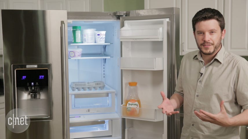 This Electrolux fridge runs too warm for our tastes