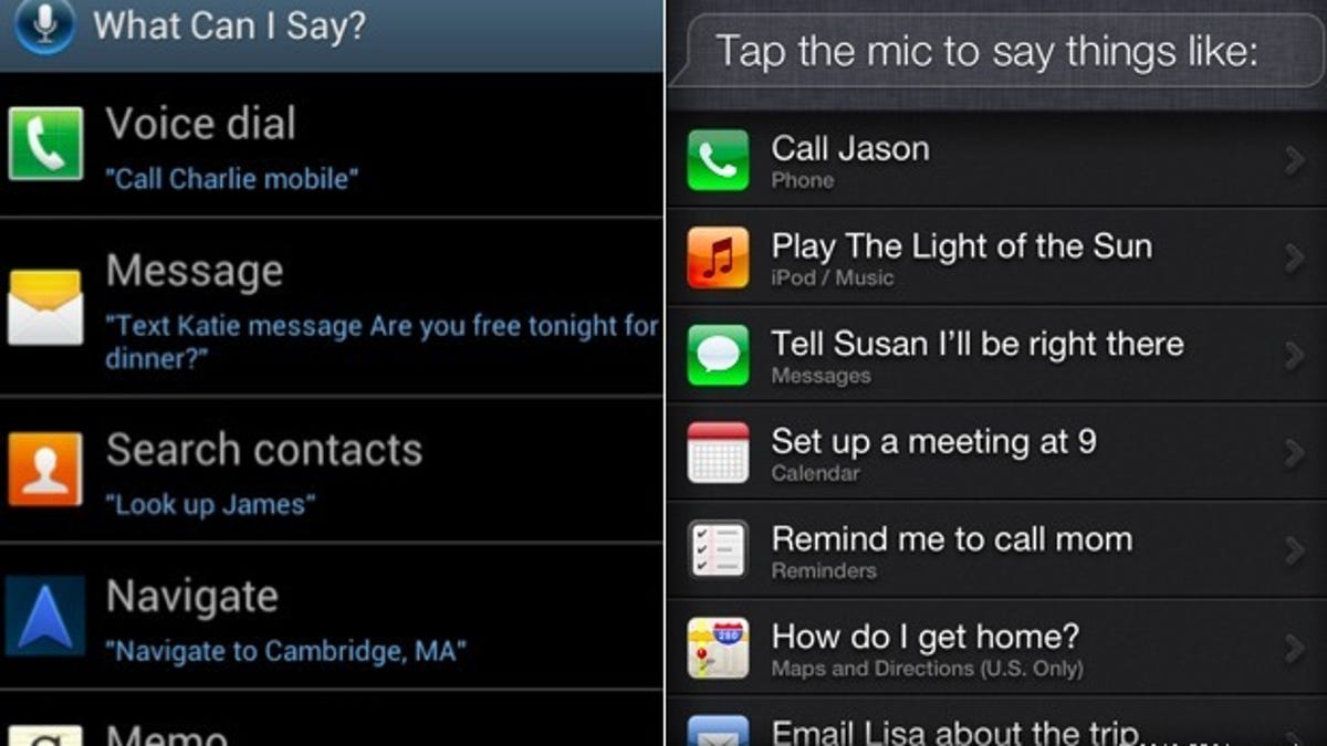 Samsung's S Voice assistant takes on Apple's Siri