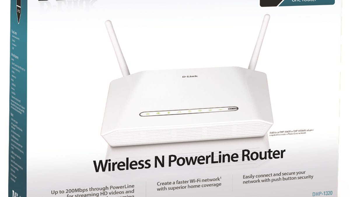 D-Link&apos;s first hybrid router that offers both Wi-Fi and power-line functionality.