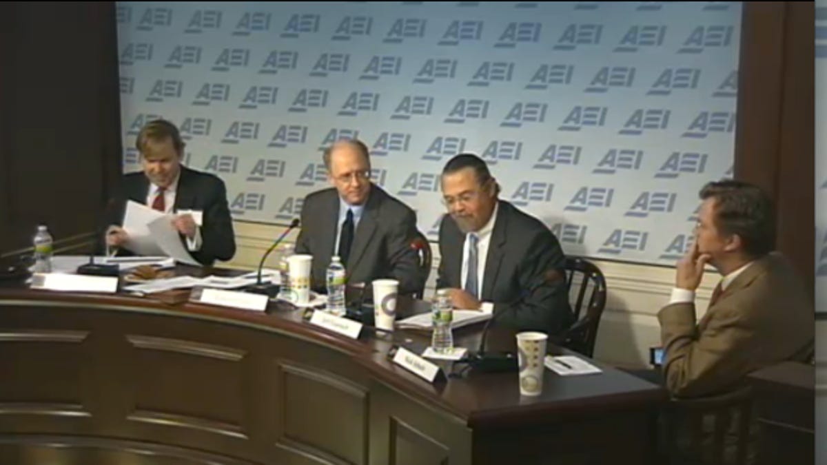 Economists at an American Enterprise Institute event today debate Robert Bork&apos;s arguments against antitrust action aimed at Google.