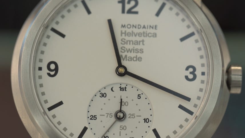 Hands-on with the Mondaine activity-tracking smartwatch
