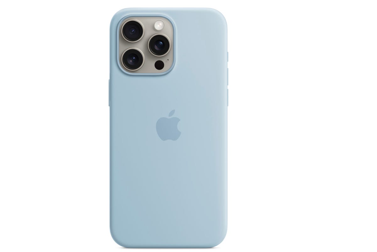 Light blue iPhone case