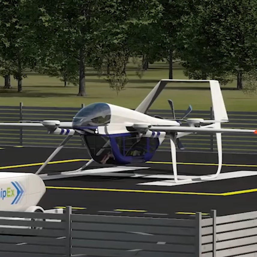 Skip the airport with this three-part transport concept