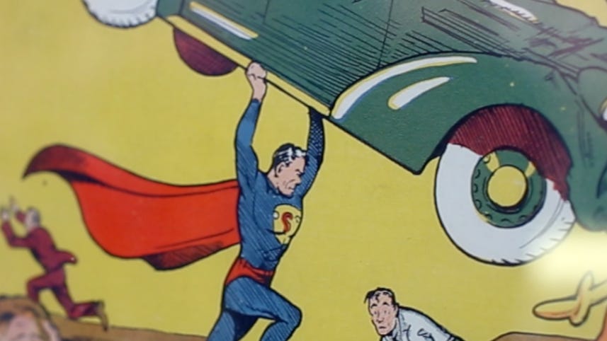 Rare Superman issue stars as over 1,000 DC comics go on display