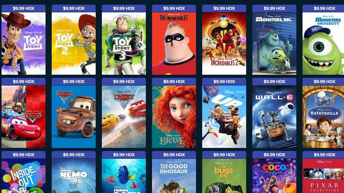 Every Pixar movie is on sale this weekend for $ - CNET