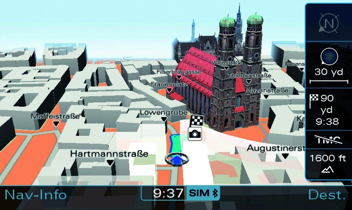 Audi navigation system