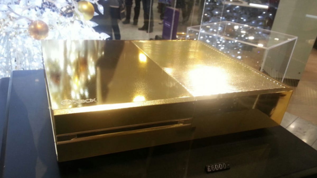 Gold-plated Xbox One is the perfect gift for the royal gamer in your life.