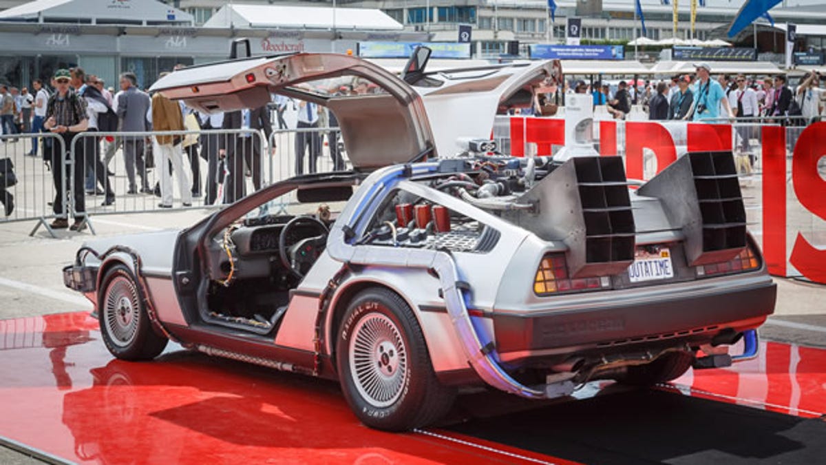 The famous time-traveling DeLorean will make its theatrical debut next year.