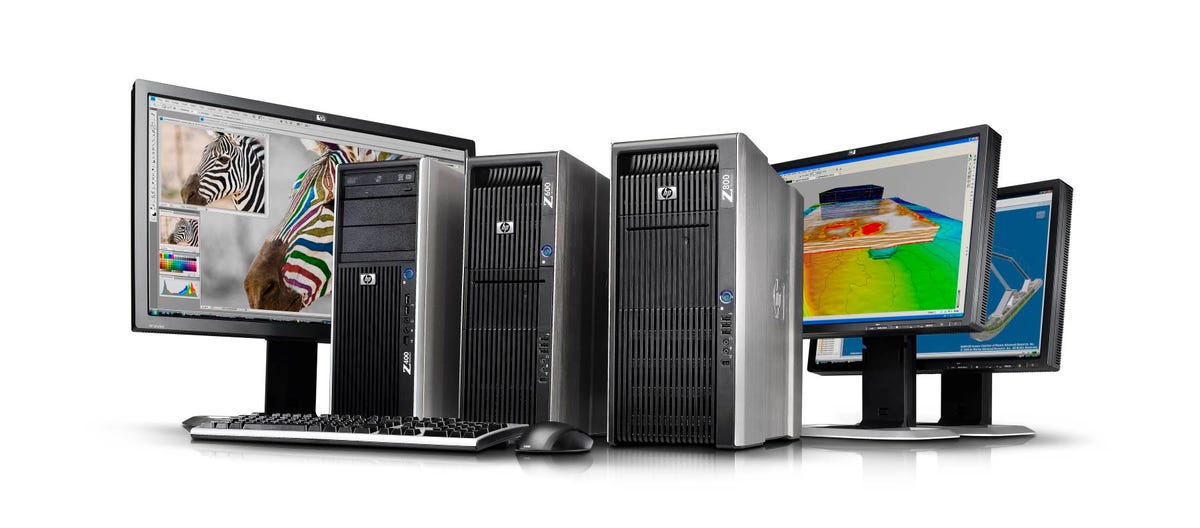 The new HP Z-Series workstations.