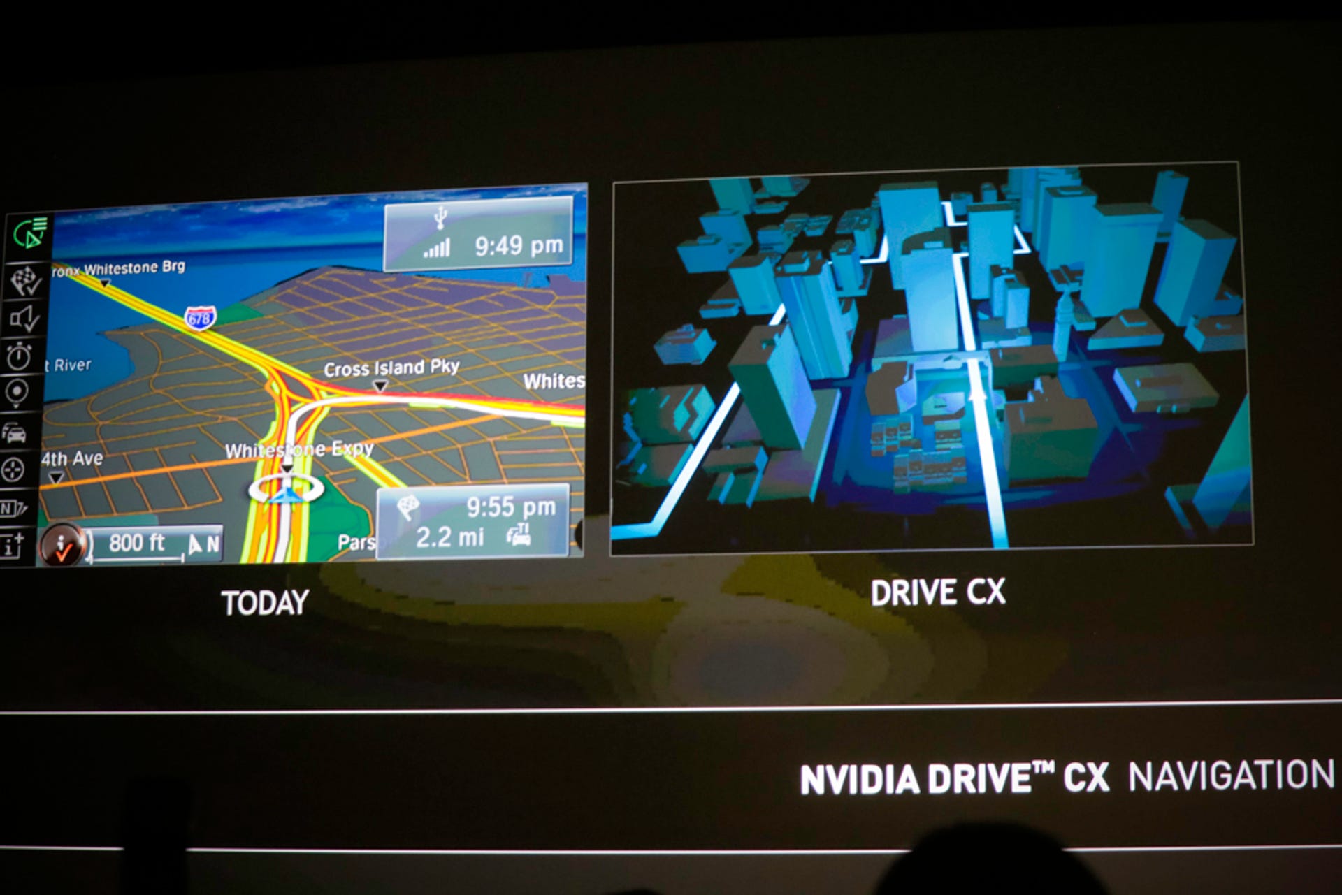 Nvidia Drive CX demonstration