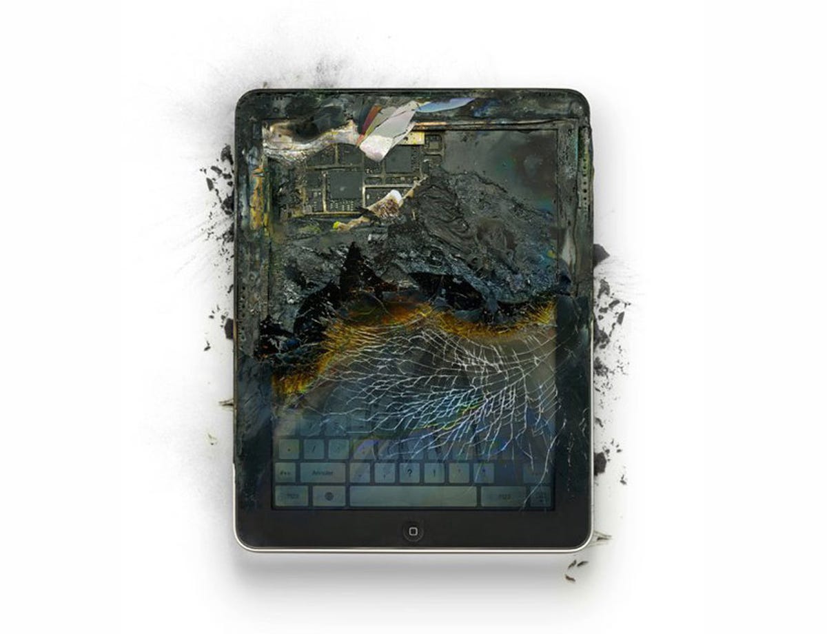 Burned iPad