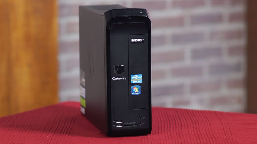 The Gateway SX2870-UR10P is a compact workhorse PC