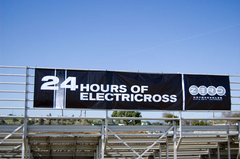 24 hours of electricross sign