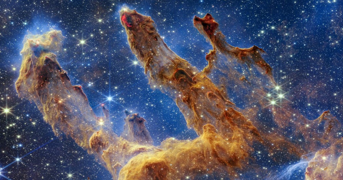 NASA’s Webb Telescope Captures Sharpest ‘Pillars of Creation’ Portrait Yet – CNET
