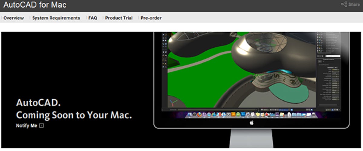 AutoCAD is returning to the Mac.