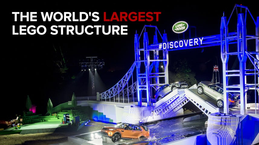 Land Rover breaks world record for largest Lego structure