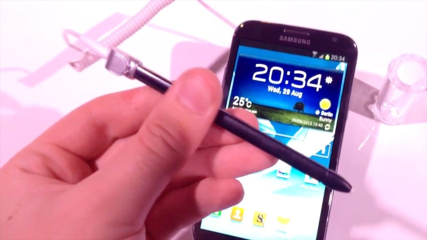 Samsung Galaxy Note 2 hands-on