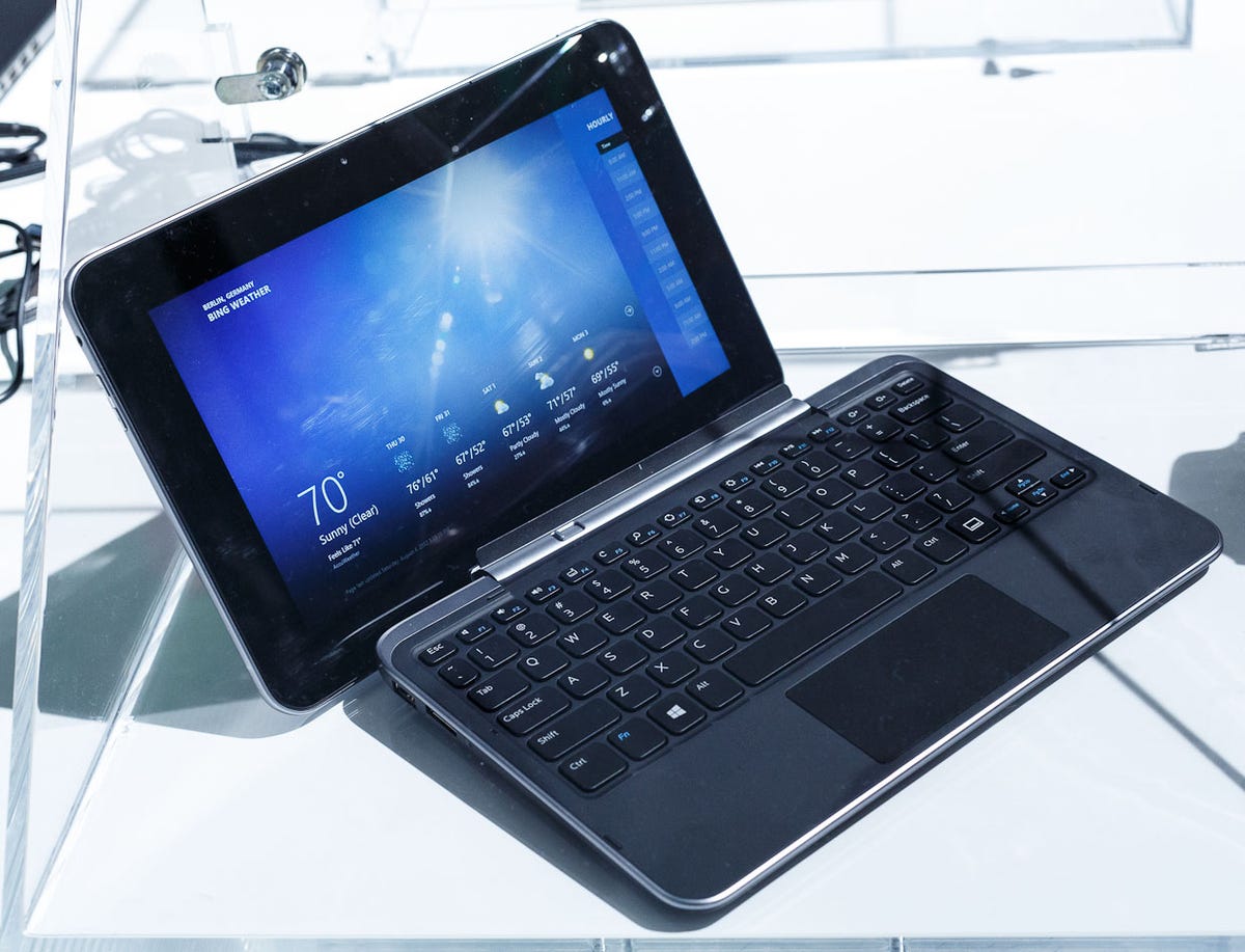 Microsoft may be getting into this market, but Dell isn't deterred. It announced its XPS 10 Windows RT tablet at the IFA consumer-electronics show in Berlin. It's got a detachable keyboard.