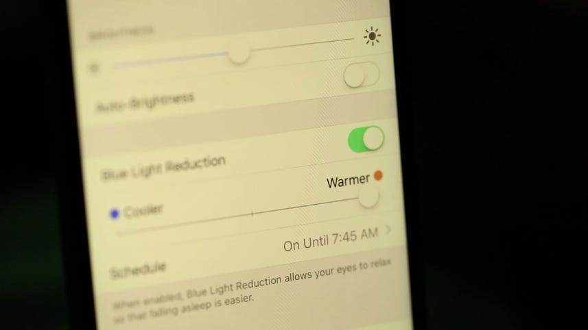 Enable Night Shift mode in iOS 9.3