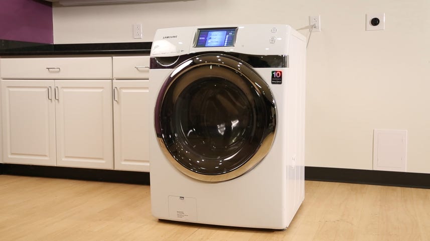 Samsung's smart washer is a pretty quick study
