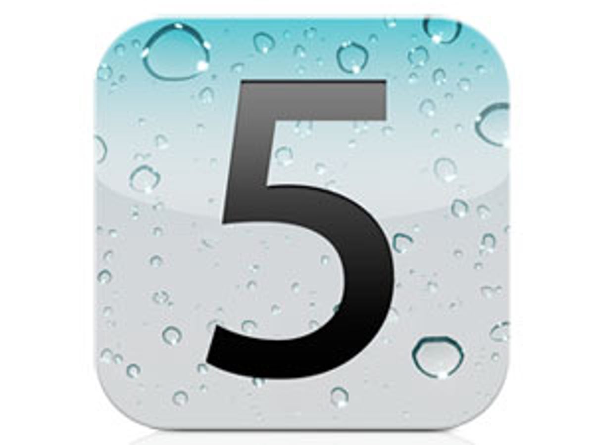 iOS 5 logo.