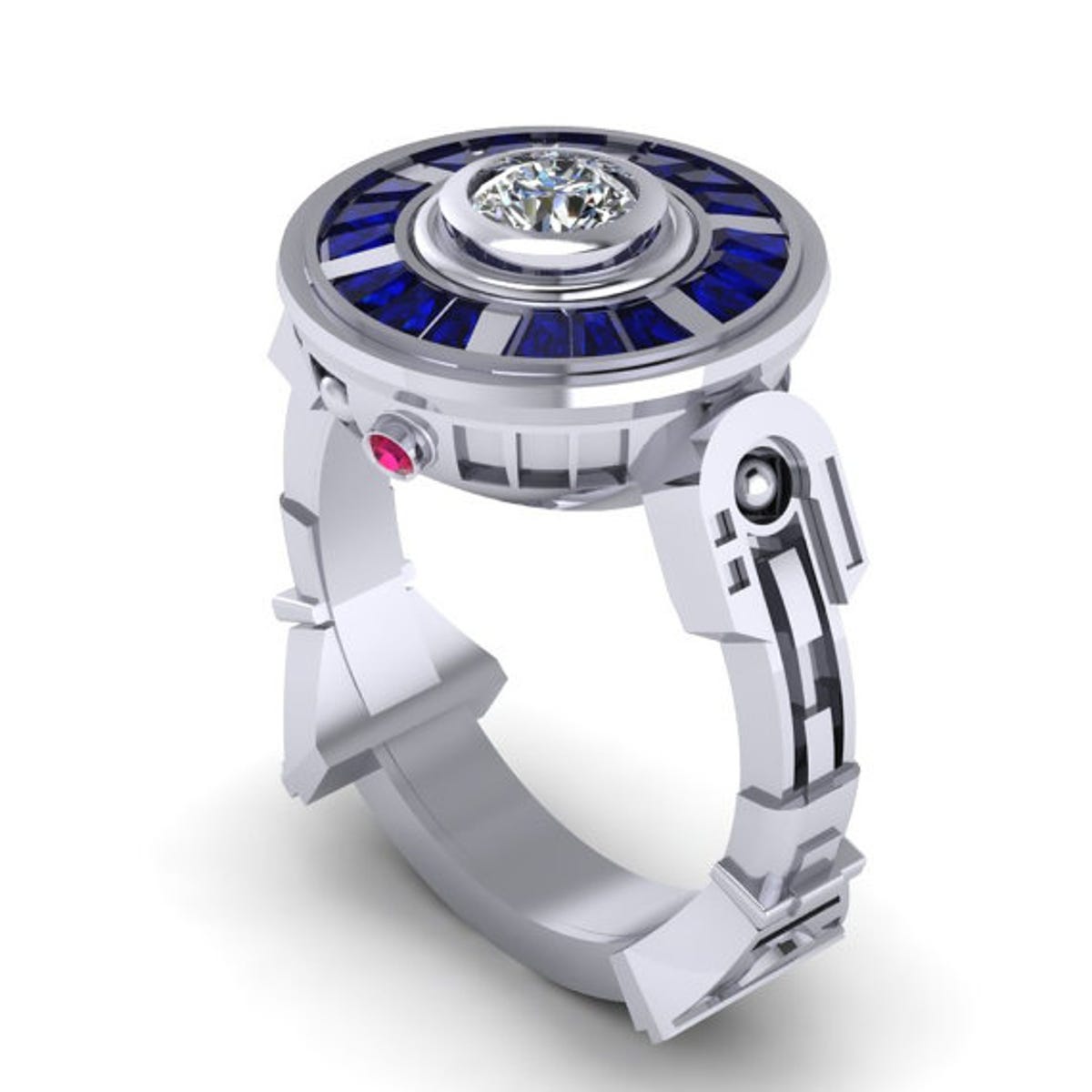 Your love will say 'I do' to the R2-D2 ring.